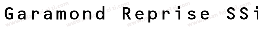 Garamond Reprise SSi字体转换